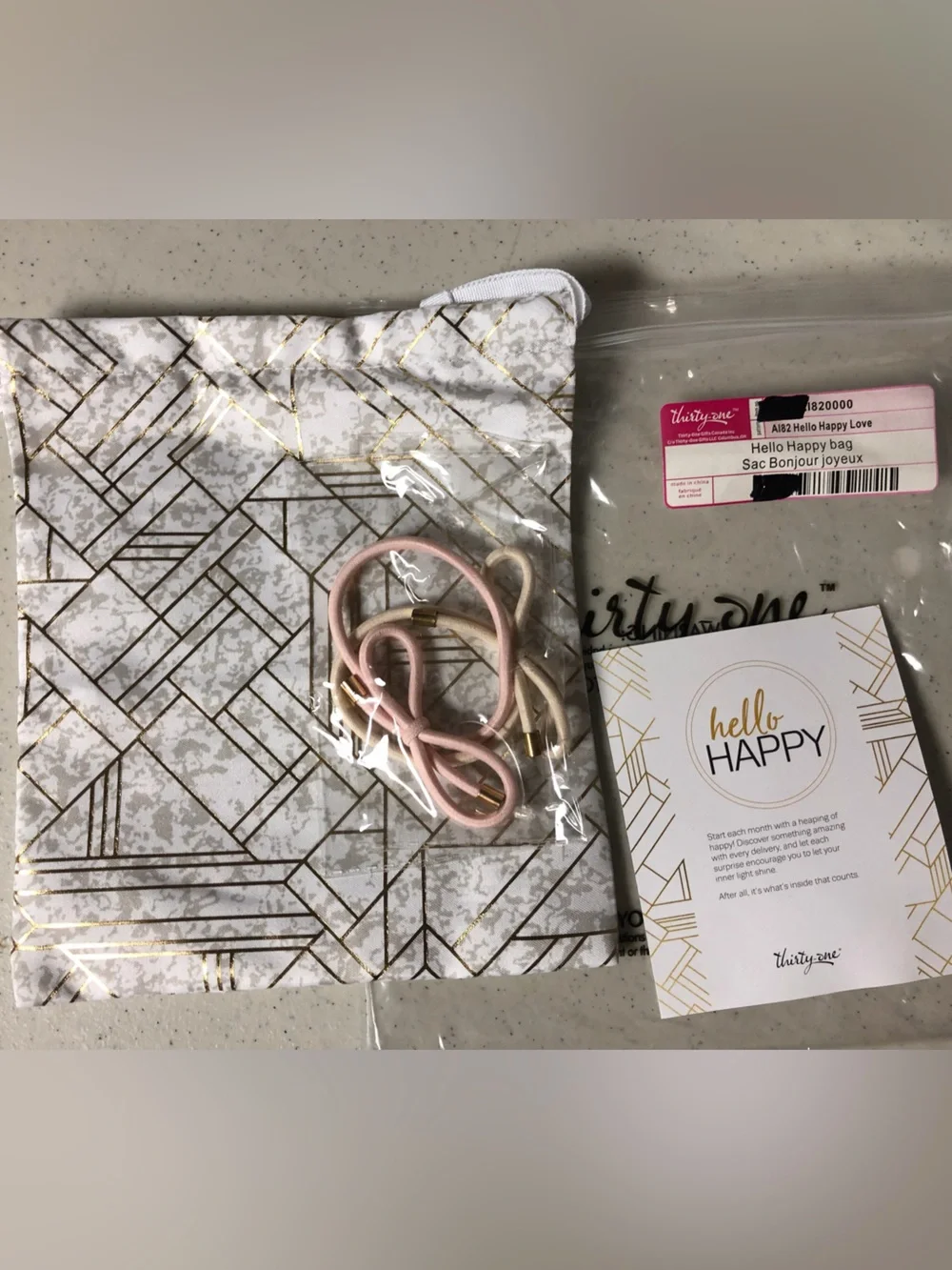 ⭐️Five $5 items for $15⭐️ thirty-one Hello Happy Cinch Bag